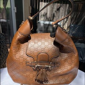 Gucci Handbag NWT Cognac Brown w/ original receipt